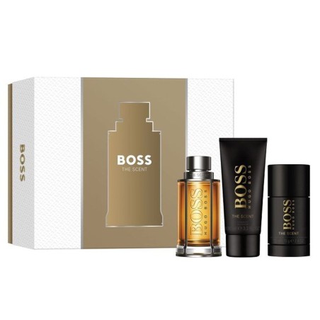 Gift Set Hugo Boss The Scent 3pcs for Men - Clover Perfume