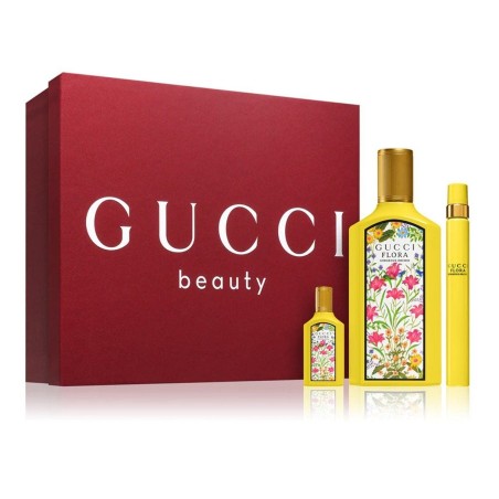 Gift set Gucci Flora Gorgeous Orchid 3pcs (EDP 100ml & EDP 5ml & EDP 10ml)