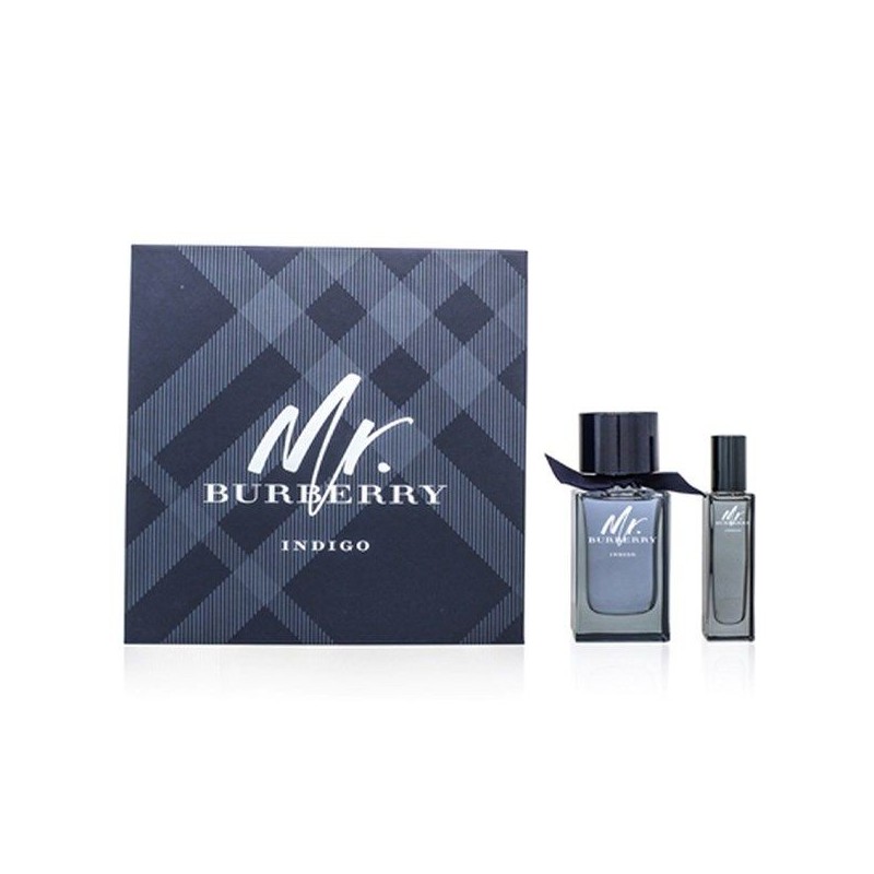 Gift Set Mr. Burberry Indigo 2pcs ( EDT 100ml & 30ml )